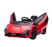 Macchina Elettrica per Bambini 12V con Licenza Lamborghini Sian FKP 37 Rossa