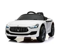 Macchina Elettrica per Bambini 12V con Licenza Maserati Ghibli Bianca