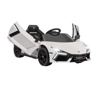 Macchina Elettrica per Bambini 12V L a m b o r g h i n i Revuelto - Auto Sportiva con Telecomando, Porte Apribili, Luci LED, Suoni Realistici, Ruote EVA, Sedile in Pelle - Auto Giocattolo (BIANCO)