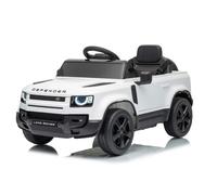 MACCHINA ELETTRICA PER BAMBINI 12V LAND ROVER DEFENDER BIANCO CON TELECOMANDO