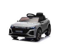 Macchina Elettrica per Bambini 12V Licenza Ufficiale Audi SQ8 E-Tron con Telecomando e Sedile Pelle Grigio