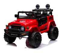 Macchina Elettrica per Bambini 12V Toyota Cruiser Rossa