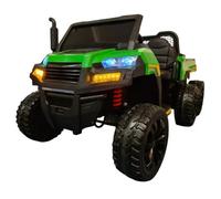 Macchina Elettrica per Bambini Gator Jeep Farmer Verde 6x6 con 2 Posti