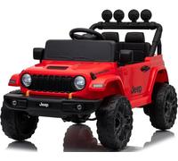 Macchina Elettrica per Bambini Jeep Wrangler Rubicon 12V con Telecomando Luci LE