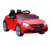Macchina Elettrica per Bambini Licenza Mercedes SLC 300 con Telecomando Rosso