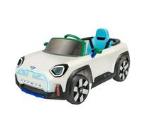 Macchina Elettrica per Bambini M i n i Aceman 12V - Auto Elettrico con Batteria al Litio, Luci LED, Telecomando Parental Control, Sedile in Pelle, Suoni e MP3 per Bambini Bimbo/Bimba (BIANCO)