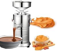 Macchina Elettrica Per Burro D'Arachidi E Burro D'Arachidi, Macina Cereali Commerciale Da 1100 W Per Latte Di Soia, Pasta Di Sesamo, Mandorle, Macchina Elettrica In Acciaio Inossidabile