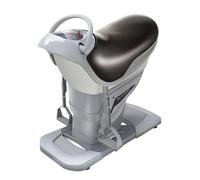 Macchina elettrica per equitazione, 200 W, simulazione 3D per interni, attrezzatura fitness con Bluetooth, 20 velocità, monitoraggio delle calorie per allenamento di vita e gambe