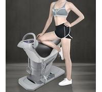 Macchina elettrica per equitazione da 200 W, con display LCD, regolazione a 20 velocità, portata 150 kg, per allenamento vita, gambe e fianchi