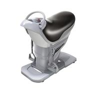 Macchina elettrica per equitazione, fitness, attrezzatura per allenamento indoor con display LCD e interruttore di sicurezza per allenamento muscolare, addominale, coscia, ideale per esercizi aerobici