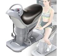 Macchina elettrica per equitazione, per interni, simulazione 3D, attrezzatura fitness con 20 velocità e display LCD one-touch per allenamenti aerobici, ideale per vita, gambe e fianchi