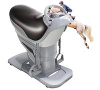 Macchina elettrica per equitazione, simulazione 3D, attrezzatura per il fitness con display LCD per esercizi di vita, gambe, fianchi, palestra domestica