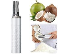 Macchina elettrica per grattugia al cocco, raschiatore portatile portatile per grattugiare il cocco, rotante, rullo elettrico per pesci, per dolci fatti in casa al latte di cocco