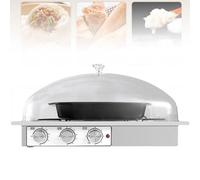 Macchina elettrica per la lievitazione dell'impasto del pane, tempo/umidità e temperatura regolabili, temporizzazione 0-120 min, grande capacità con tazza umidificante e griglia, per preparare pane