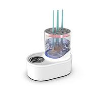 Macchina elettrica per la pulizia dei pennelli da trucco dotata camera rimovibile per un facile smontaggio e manutenzione asciugatura rapida Pulitore a vortici