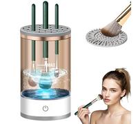 Macchina elettrica per la pulizia dei pennelli da trucco, professionale, automatica, per una pulizia rapida e profonda, compatibile con tutte le dimensioni di pennelli