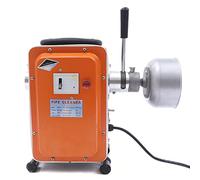 Macchina elettrica per la pulizia dei tubi, pulitore elettrico in ferro con motore in rame, interruttore di protezione FI & spirale da 16 mm, per famiglie, ristoranti, industriali (diametro del tubo