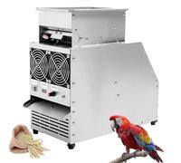 Macchina Elettrica per la Pulizia del Grano, Soffiatrice per Cereali per Mangime per Uccelli, Velocità Regolabile, Separatore di Gusci Soffiati per Mangime per Uccelli per Miglio, Cereali Vari