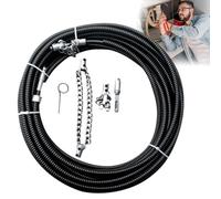 Macchina elettrica per la pulizia dello scarico del trapano da 1,5 metri con estensione per la pulizia dei tubi fognari idraulici draga strumenti a molla apri trappola caldaia, efficiente catena di