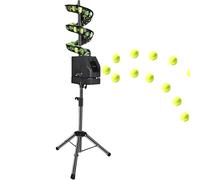 Macchina elettrica per palline da tennis con telecomando per esercitarsi sul campo, altezza e angolazione regolabili, 7 brani inclusi