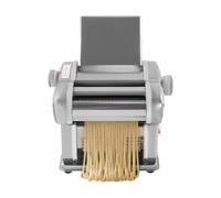 Macchina elettrica per pasta, 0,5-4 mm, multifunzione, con parametri regolabili, mattarello per impasti in acciaio inox con 2 lame per spaghetti, fettuccine, lasagne