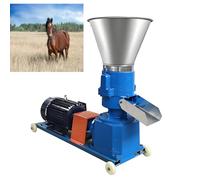 Macchina elettrica per pellet animale per granulazione dell'esca dell'alimentazione degli animali, distanza regolabile del rullo, uscita 90-160 kg/ora, ideale per le aziende agricole