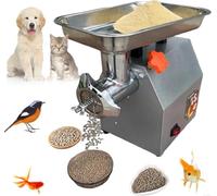 Macchina elettrica per pellet per cani, gatti, pesci e pollame - Uscita uniforme, 7 specifiche - Macchina per la produzione di pellet per alimenti per animali domestici
