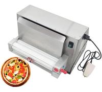 Macchina Elettrica per Pressare la Pasta, Stendipasta Automatico con Spessore Regolabile 0.7-5.4mm e Pedale, Acciaio Inox per Pizza, Pasta Fresca e Pane Piatto, Cucina Domestica e Professionale,30cm