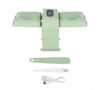 Macchina elettrica per ravioli con modalità automatica e manuale, ravioli a doppia testa e modellatore Wonton, sigillatura a tenuta stagna (verde)