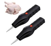 Macchina elettrica per rimuovere le piume di pollo, per rimuovere piume di pollame e anatre e tacchini, strumento automatico per sconfiggere rapidamente la spennatura, la punta in acciaio inossidabile