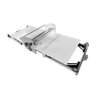 Macchina elettrica per stendere la pasta, sfogliatrice pieghevole per pasta, tavola da 40x17.7In con spessore regolabile, laminazione in avanti e indietro per croissant(Electric)