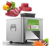 Macchina elettrica per taglio della carne, tritacarne da 330 libbre/ora, cutter per carne in acciaio inossidabile per ristorante, per cucina supermercato agnello manzo pollo Blade spacing 21mm
