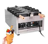 Macchina elettrica per taiyaki con rivestimento antiaderente per uso commerciale, perfetta per fare marmellate o gelati