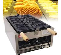 Macchina Elettrica per Taiyaki, Piastra per Waffle a Forma di Pesce Taiyaki, Stampo per Gelato Taiyaki con Rivestimento Antiaderente, per Dolci da Festa Fai da Te in Casa