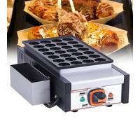 Macchina Elettrica Per Takoyaki Con 28 Fori, Padella Antiaderente Commerciale/controllo Della Temperatura 50-300℃, Mini Macchina Per La Colazione Elettrica Portatile,