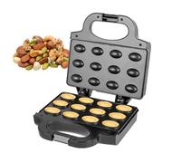 Macchina elettrica per torte alle noci, macchina per biscotti assortiti,Macchina per cuocere biscotti alle noci e noci - Strumento di cottura riscaldante fronte-retro per colazione, fast food, pranzo