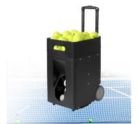 Macchina elettrica portatile per palline da tennis con telecomando, oltre 4 ore di riproduzione, controllo APP a doppia modalità, angoli di lancio regolabili, funzioni Top Spin & Backspin
