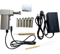 Macchina elettrica portatile per realizzare all'uncinetto i dreadlock, per realizzare rapidamente i dreadlock fai da te, per intrecciare le extension dei capelli, spina UE(Uk Plug)