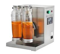 Macchina elettrica shaker per Bubble Tea, shaker automatico per Milk Tea con doppia struttura e 2 bicchieri da 1000 ml, mixer professionale per bevande (Boba Tea, succhi, caffè, cocktail e vino)