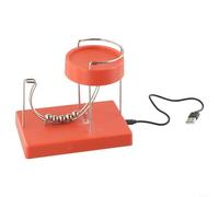 Macchina elettromagnetica a movimento perpetuo, decorazione della macchina di movimento, simulatore di movimento perpetuo a sfera silenziosa, modello dinamico di legge di Newton (rosso)