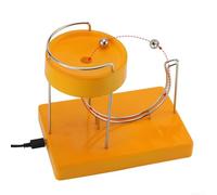 Macchina elettromagnetica a movimento perpetuo,Decorazione della macchina di movimento,Simulatore di movimento perpetuo a sfera silenziosa,Modello dinamico della legge di Newton (giallo)