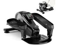 Macchina ellittica sotto la scrivania, mini cross trainer con display LCD, silenziosa pedale, portatile, per casa, ufficio, ideale per anziani