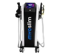 Macchina EMS Body Sculpting Professionale - Stimolatore Muscolare per Addominali, Glutei, Cosce e Braccia - Tonificazione e Riduzione del Grasso a Casa, 4 maniglie