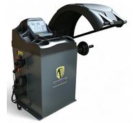 Macchina equilibratrice per ruote semi-automatica | robusta macchina equilibratrice per cerchi da 10-24" | capacità di carico 65 kg, precisione ±1 g | ideale per officina per officine auto e servizio