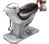 Macchina Equitazione Indoor, Macchina Elettrica Equitazione Simulazione 3d, Capacità 330 Libbre, 20 Velocità, Monitoraggio Delle Calorie, Attrezzatura Fitness Per Vita E Gambe Grey