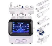 Macchina facciale idrogeno con tecnologia a bolle calde all'ossigeno, dispositivo di pulizia profonda del viso per ringiovanimento della pelle, sistema professionale Aqua Peel per la cura dei pori