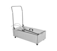 Macchina filtrante for olio mobile in acciaio inossidabile friggitrice commerciale filtro for olio e riempitrice for ristoranti fast food e hamburger
