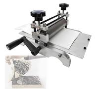 Macchina for acquaforte Manuale, Piccole Macchine da Stampa da Tavolo, Altezza del Rullo Regolabile, Ideale, manuali con rulli Regolabili for Stampa su Carta xilografia Linoleum, Pannello 31 * 17 cm