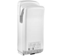 Macchina for asciuga mani Automatico a tto ad alta velocità Lama in materiale robusto e sicuro su entrambi i lati for bagno multicolore for tutte le stagioni Montaggio a parete commerciale(White)