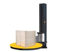 Macchina for avvolgere pallet elettrica, avvolgitrice di pellicola aderente full-auto, avvolgitrice con stiramento automatico: carico massimo del piatto rotante 4400 lbs(5.4ft Turntable Dia.)